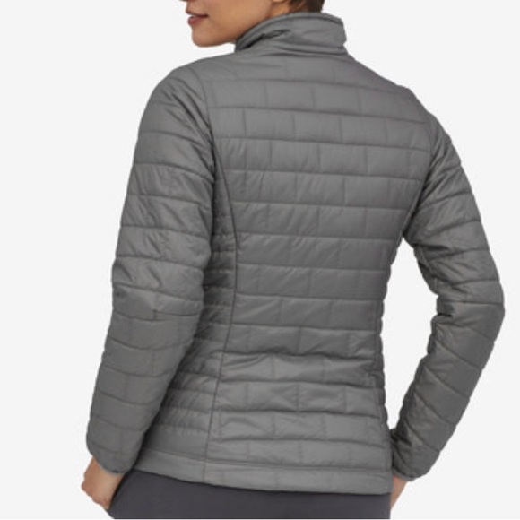 Patagonia Women’s XS Feather Gray Nano Puff Jacket Recycle Water Repellant - Picture 12 of 12